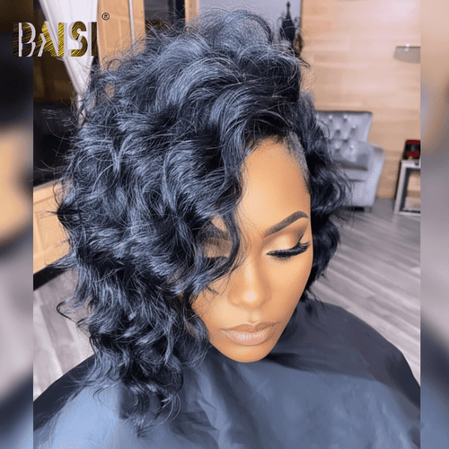 hairbs BOB Wig BAISI 13x4 Lace Natural Wavy Lace BoB Wig
