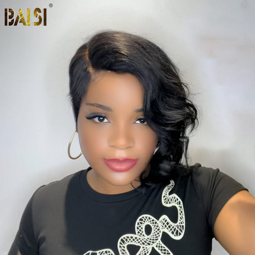 hairbs BOB Wig BAISI 4X4 Lace Fashion Side Part Straight BoB Wig