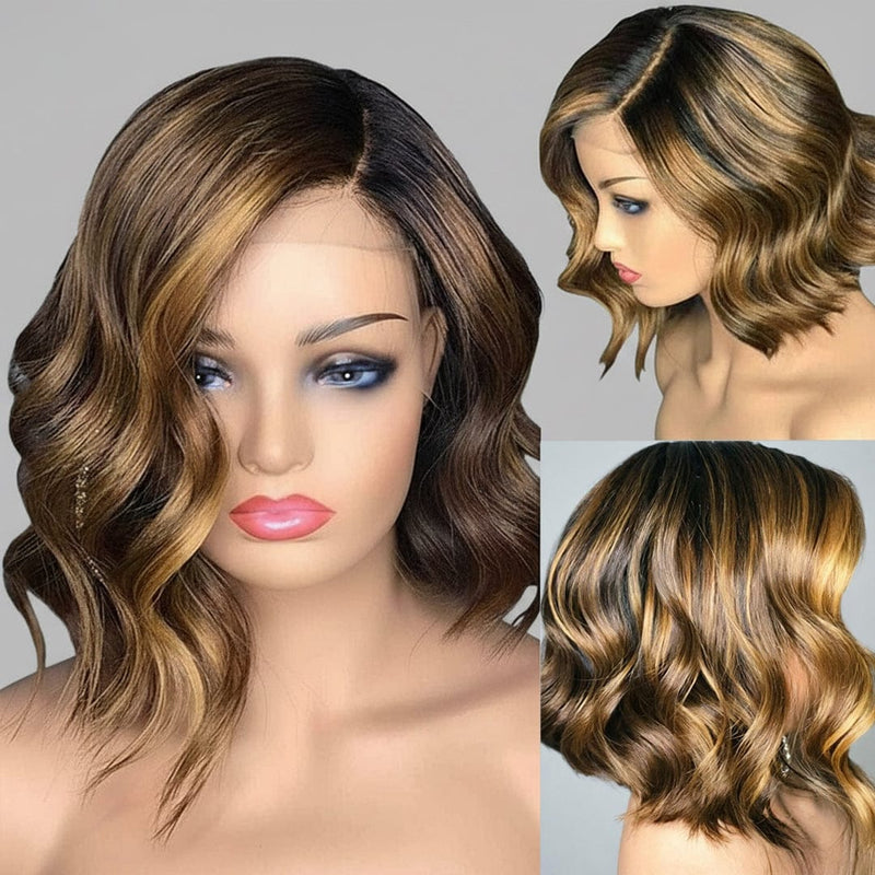Baisi wig honey, blonde Amazon.com : BLL Honey Blonde Wig, 13x4 Synthetic Lace Front  main image 2