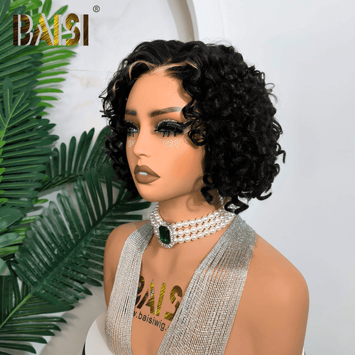 hairbs BOB Wig BAISI Loose Egg Curl With Highlight BoB Wig