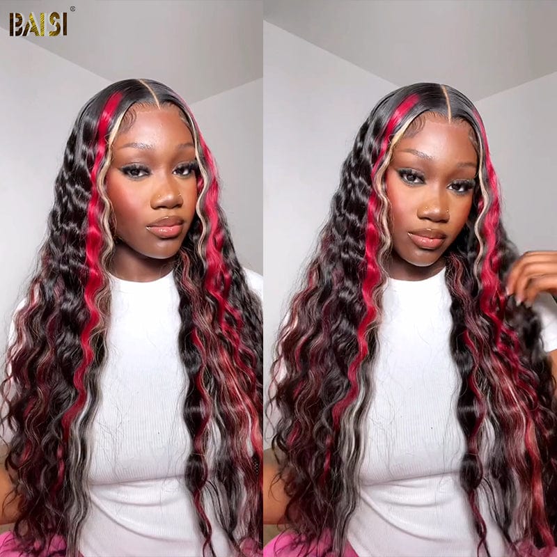 hairbs Customized Wig BAISI Loose Deep Wave With Highlight Wig