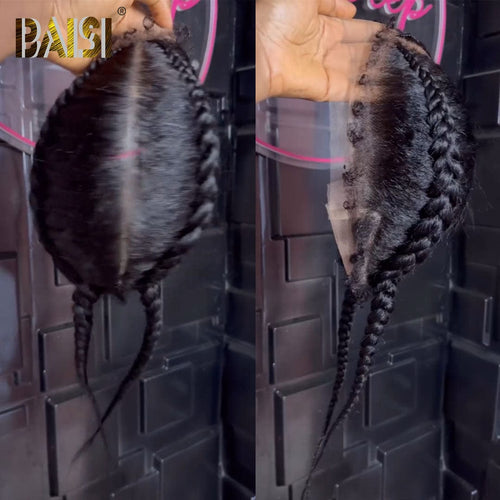 hairbs Pixie Cut Wig BAISI Cute Full Lace Braided Wig