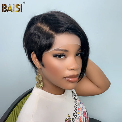 hairbs Pixie Cut Wig BAISI Full Lace Side Part Cool Style Wig