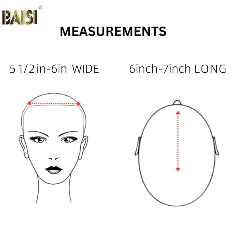 BAISI Dark Salt And Pepper Straight Partial Topper(Not A Wig) – BAISI HAIR