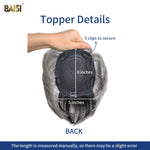 BAISI Salt and Pepper Laryer Partial Topper (NOT A WIG) – BAISI HAIR