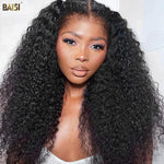 hd Lace Wig hd Wig Kinky Straight / 14 BAISI 4C Hairline 13x4 HD Lace Front Wig