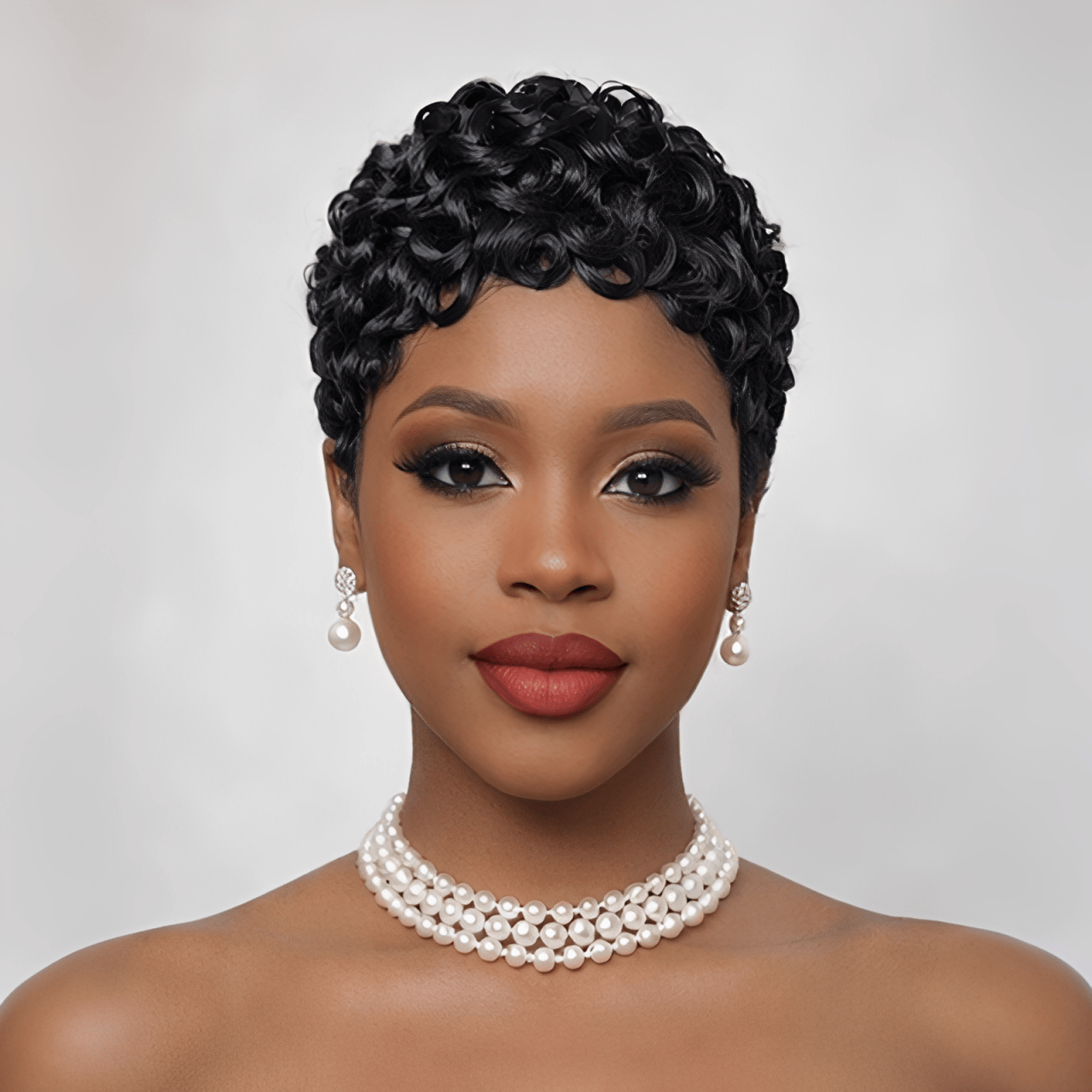 BAISI Machine Made Pixie Finger Wave Wig – BAISI HAIR