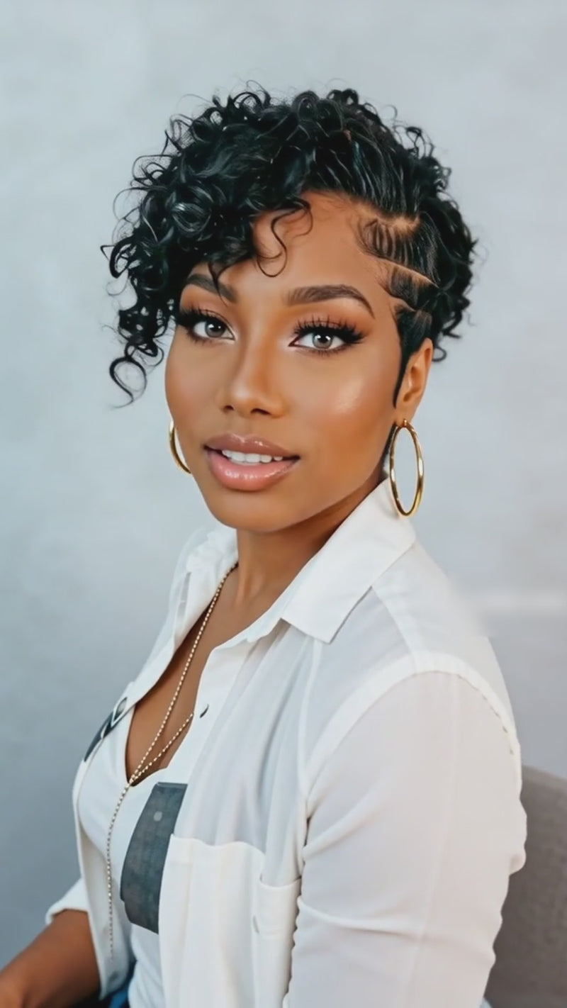 Baisi-13X4_Lace_frontal_curly_short_bob_wig-black_color-100_human_hair-for black women