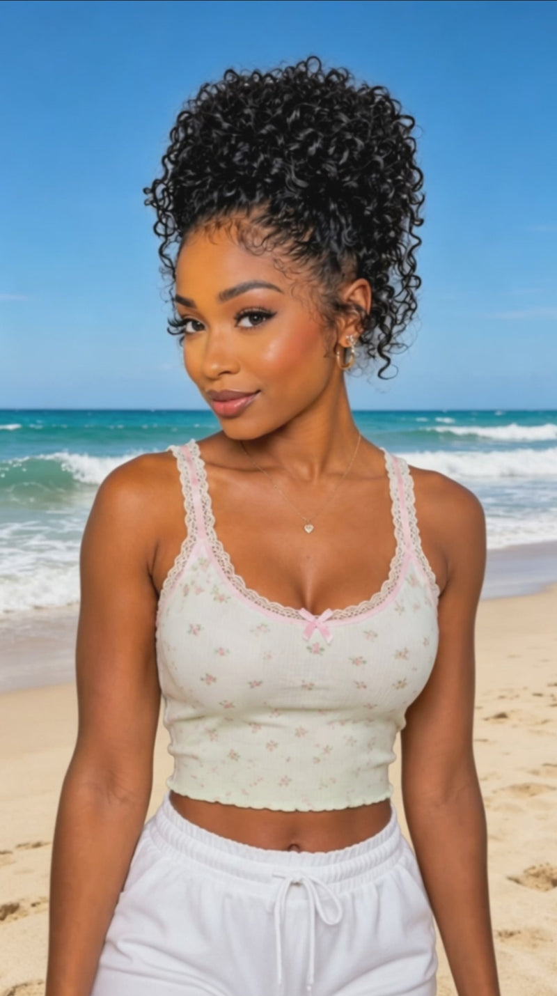Baisi-lace_frontal_long_curly_wig-black_color-100_human_hair-for_adult_black_women-for black women-wig for daily life-wig for work-wig for party-wig for vacation