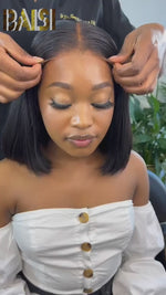 BAISI Bleached Knot Straight BoB Wig