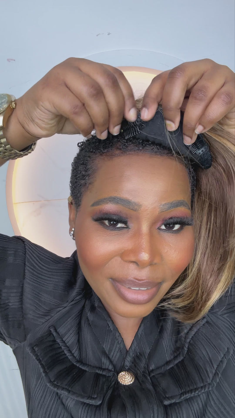 Baisi-machine_made_6x7_topper_glueless_unit-_4mix27_color-100_human_hair-for black women-clips in