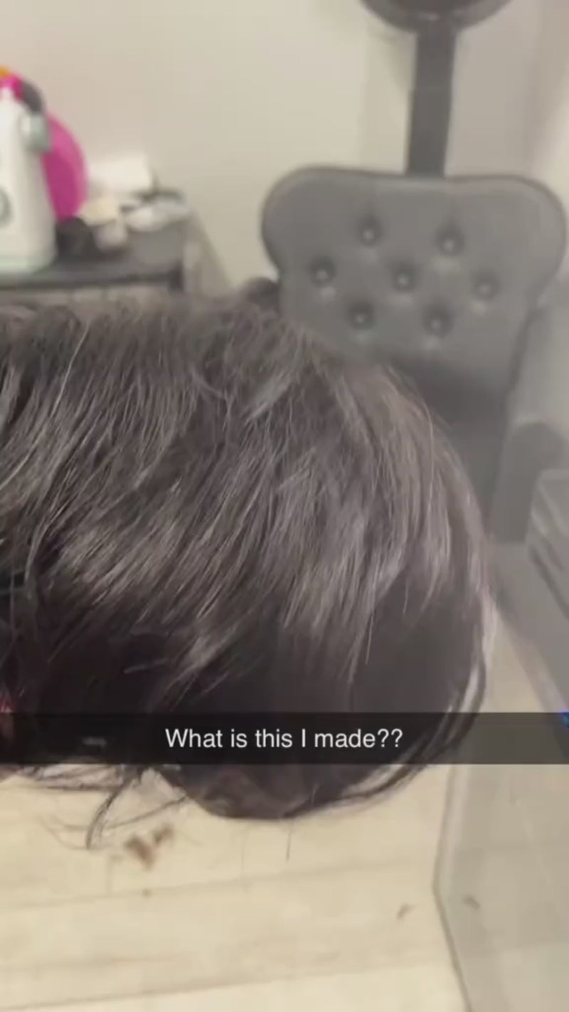 Baisi-Machine_made_pixie_short_cut_glueless_hair-Black_color-100_human_hair_for black women-short hair-put on and go wig