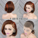 BAISI Color Short Wig With Braid