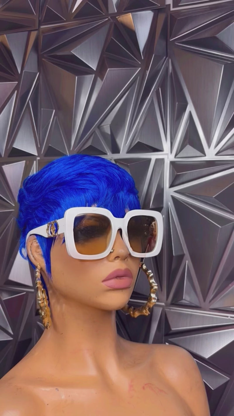 Baisi-Machine_made_pixie_short_cut_glueless_hair-Blue_color-100_human_hair-for black women-color short wig-pixie wig-put on and go wig