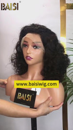 Baisi Bouncy Wavy Frontal Wig
