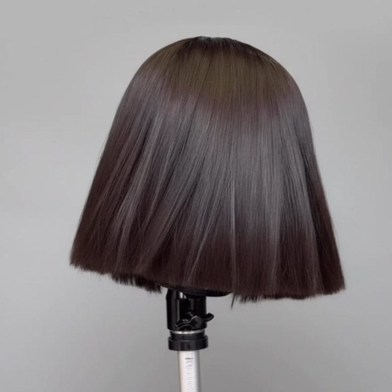 Slik Bob BAISI 2X6 Lace Double Drawn Straight BoB Wig – BAISI HAIR