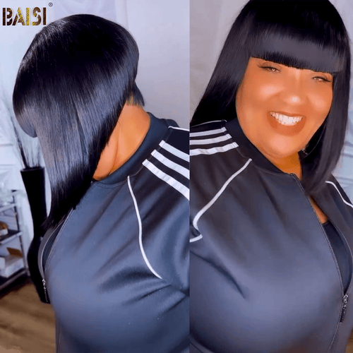 Slik Bob Slik Vietnamese Double Drawn Wigs – BAISI HAIR