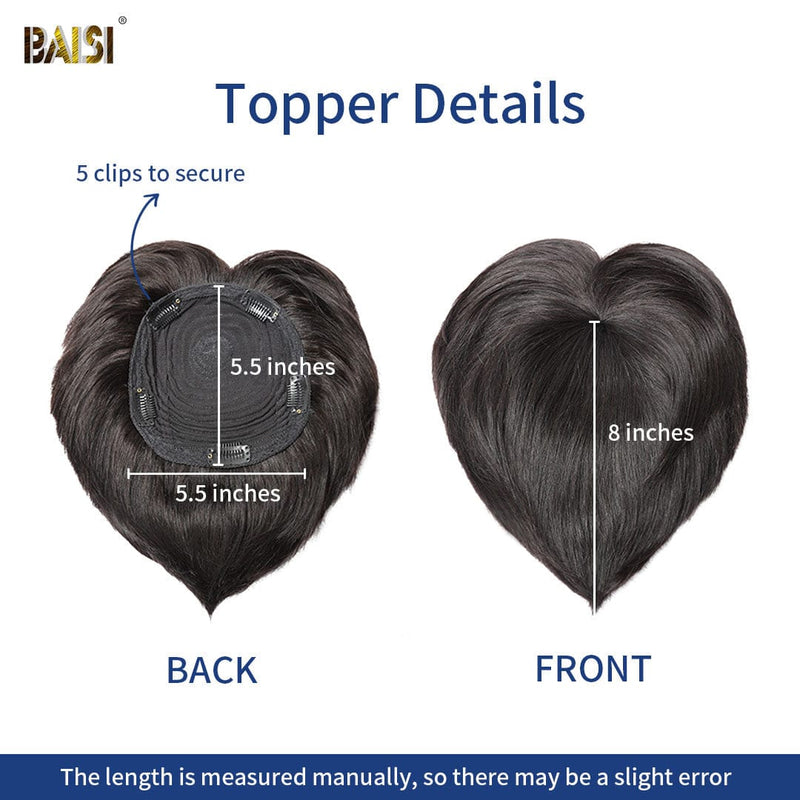 BAISI #2 Color Partial Topper Unit( NOT A WIG) – BAISI HAIR