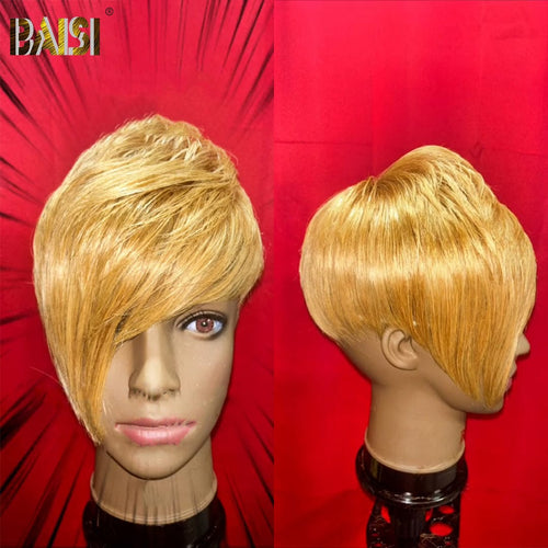 topper topper BAISI Side Part Honey Blonde Partial Topper (Not A Wig)