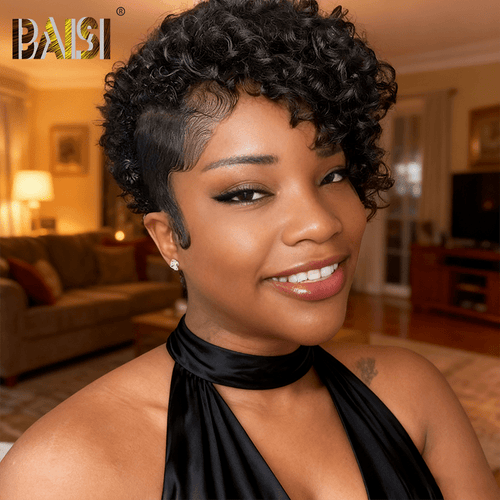 TOPPER topper Same As Pics BAISI 100% Human Curly Hair Topper