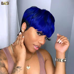 Wholesale Baisi 1 #4/613 Wig+1 Shining Blue Wig +1 Free Mahcine wig=$129