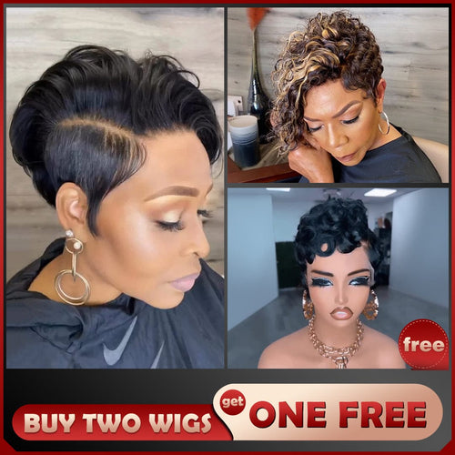 Wholesale Baisi 1 Full Lace Wig+1 Curly Highlight Wig+1 Free Wig=$289