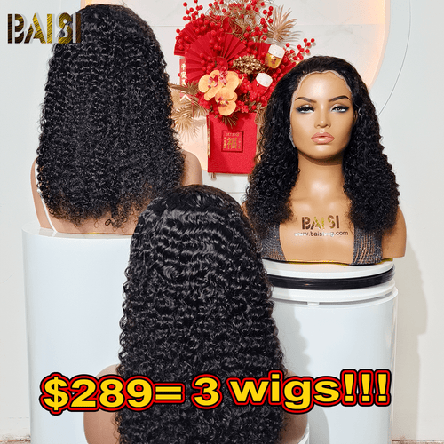 Wholesale Baisi 3 PCS 22 Inch Curly Lace Wigs Deal