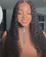 BAISI 12A Bleached Knots  Curly Lace Wig Pre plucked
