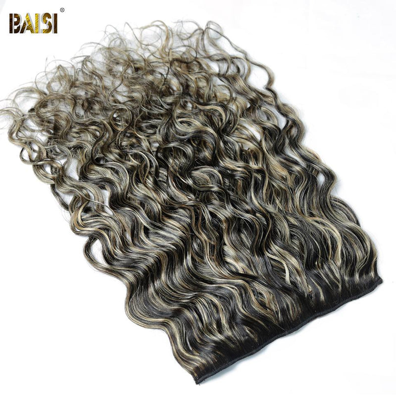 BAISI Wavy Clip Ins Hair Extensions F1B/27# Color ( US Warehouse ) - BAISI HAIR