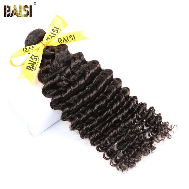BAISI 10A Hair Weave Brazilian Virgin Hair Deep Wave - BAISI HAIR