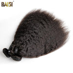 BAISI 8A Hair Weave Brazilian Virgin Hair Kinky Straight - BAISI HAIR