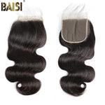 Baisi hair 8A Bundles with Closure / Frontal BAISI 10A Virgin Body Wave Bundles with Closure/Frontal