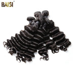 BAISI 8A Natural Wave Human Hair Bundles with Closure/Frontal - BAISI HAIR