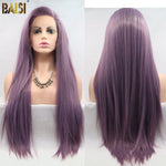 BAISI HAIR BOB Wig 16 / Deep Grey BAISI Color Lace Wig Straight