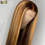 BAISI HAIR BOB Wig BAISI Highlight 4#/27 Color Wig Straight