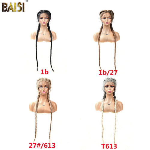 BAISI HAIR Braided Wig BAISI Synthetic Braided Lace Wig