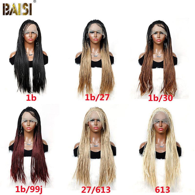 BAISI HAIR Braided Wig BAISI Synthetic Braids Crochet Hair Wig