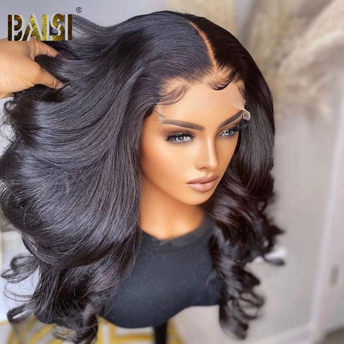 BAISI HAIR Closure Wig BAISI 10A 4X4 Closure Wig Human Hair Wig 200% Density