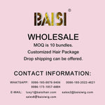BAISI Color Bob Wig 4*4 Closure wig Human Hair - BAISI HAIR
