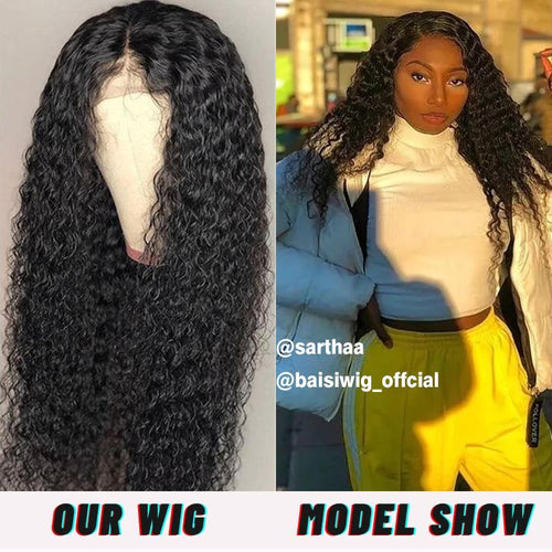 BAISI MODEL SHOW, Click to Get Same Wig ( Curly Lace Frontal Wig ) - BAISI HAIR