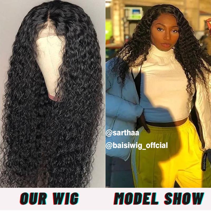 BAISI MODEL SHOW, Click to Get Same Wig ( Curly Lace Frontal Wig ) - BAISI HAIR