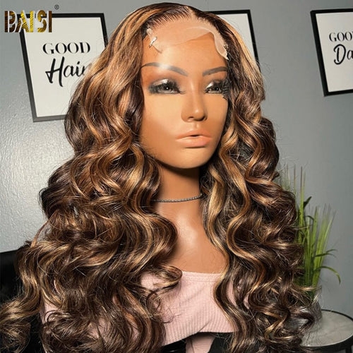 BAISI HAIR Customized Wig BAISI Charming Highlight Wavy Wig