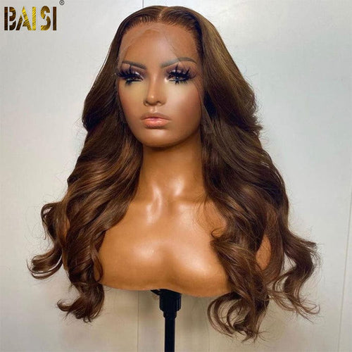 BAISI HAIR Customized Wig BAISI Warm Brown Classic Body Wave Wig