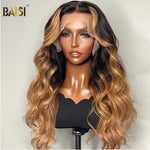 BAISI HAIR Customized Wig Brazilian Highlight Lace Wig Loose Wave