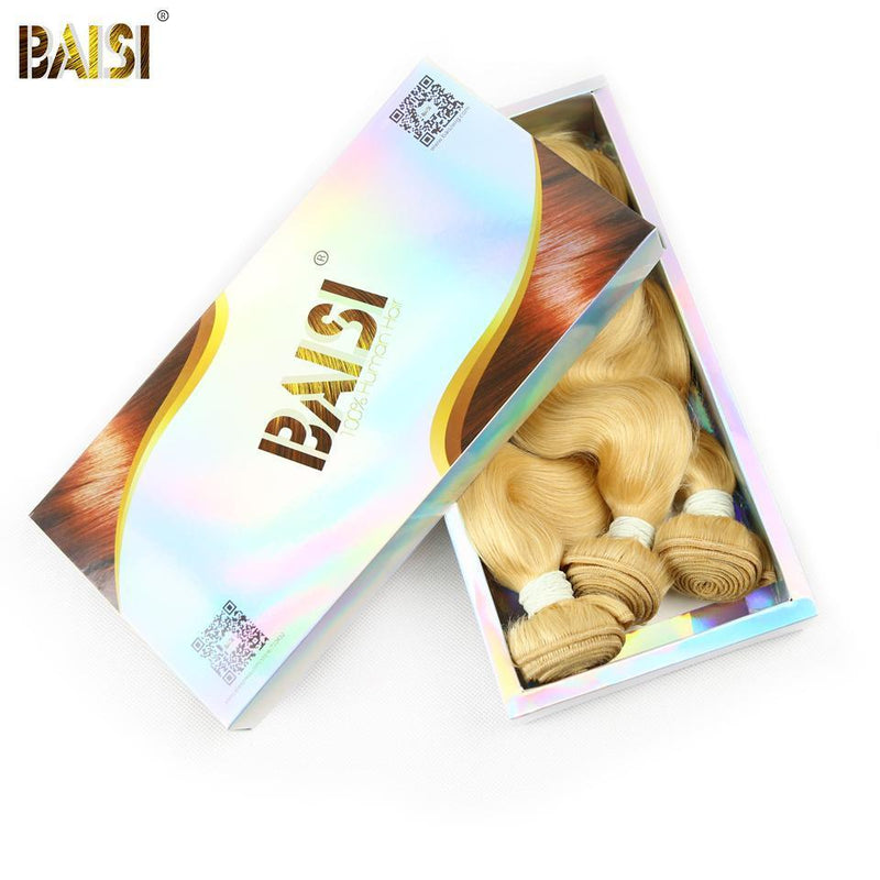 BAISI 10A Bundles with Closure Eurasian Body Wave Blonde - BAISI HAIR