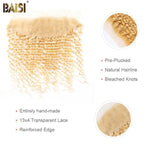 BAISI 613# Deep Wave Blonde Bundles with Closure/Frontal - BAISI HAIR