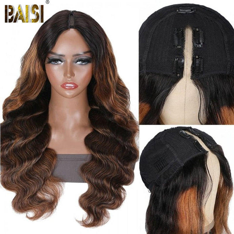 BAISI HAIR Frontal Lace Wig BAISI V Part Human Hair Wig