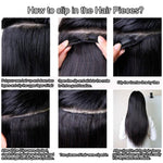 BAISI Kinky Straight Clip Ins Hair Extensions 8Pcs And 120g/Set - BAISI HAIR