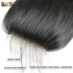BAISI 10A Straight Lace Closure - BAISI HAIR