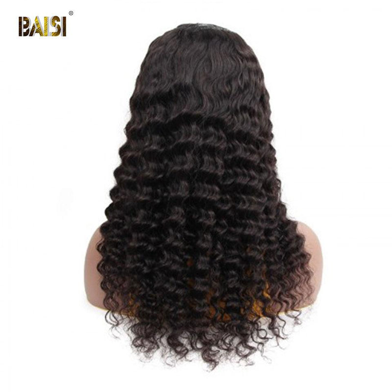 BAISI U Part Wig Deep Wave 100% Human Hair Wigs - BAISI HAIR